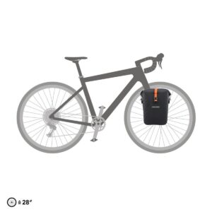 Dragertassen - Ortlieb Gravel-Pack - 29L - QL2.2 - black/matt