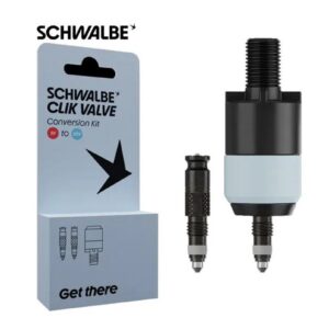 Ventiel conversiekit - Schwalbe Clik Valve Conversion Kit SV-SCV + pompkop adapter