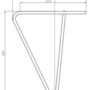Achterdrager - Tubus Fly Classic 26/28" - zwart